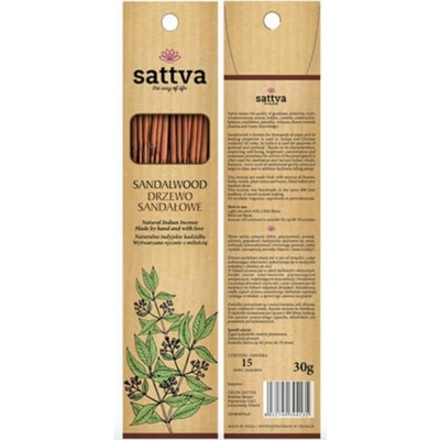 Sattva vonné tyčinky Santalové drevo 15 ks