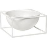 Audo Copenhagen Голяма купа Centerpiece на стойка L бяла (23102)