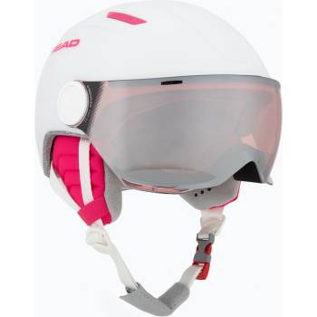 HEAD Детска ски каска HEAD Maja Visor white/silver red