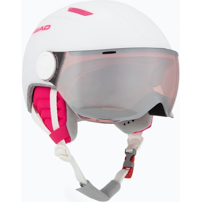 HEAD Детска ски каска HEAD Maja Visor white/silver red