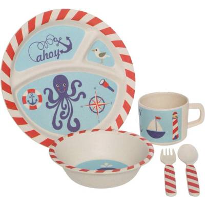 Premier Housewares Бамбуков детски комплект за хранене 5 бр. Eden - Premier Housewares (1104487)