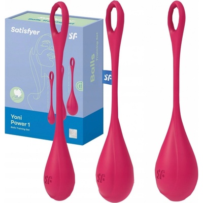 Satisfyer Yoni Power 1 Vaginální činky Training Set – Zboží Dáma