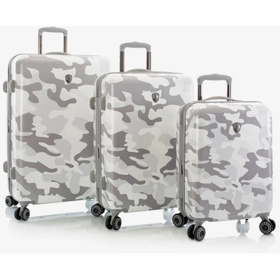 HEYS Комплект от три бели куфара Heys White Camo S, M, L Heys | Byal | МЪЖЕ | ЕДИН РАЗМЕР