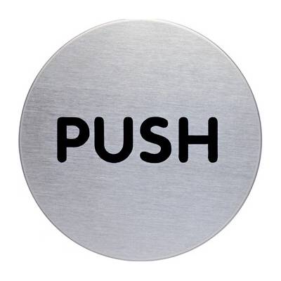 Kovová značka PUSH DU 4900