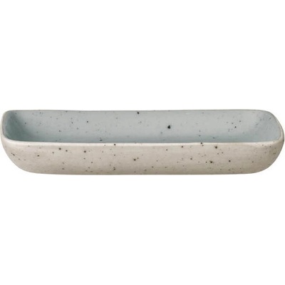 blomus 6, 5 Х 9, 5 см сива правоъгълна чиния blomus от серия sablo