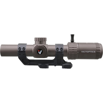 Vector Optics LPVO S6 1–6x24 jednodielna montáž Hnedá