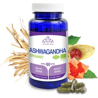 Altevita Bio Organic Ashwaganda 60 kapsúl