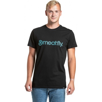 Meatfly Striped Logo black