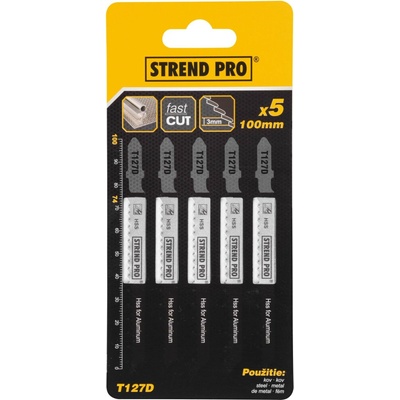 STREND PRO List do priamočiarej píly T127D 100 mm, 8z, kov, bal. 5 ks