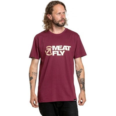 Meatfly Revital Dark Wine Červená