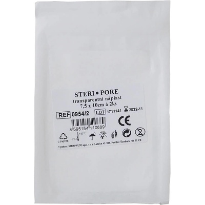 Steriwund Steri*Pore rychloobvaz 75x100mm/2 ks
