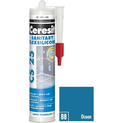 Ceresit CS 25 Sanitárny Silikón 280 g ocean