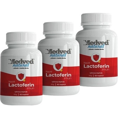 Medveď Natural Lactoferin Imun 180 kapsúl