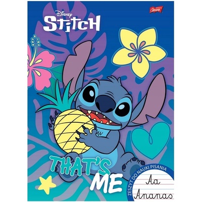 St. Majewski Zošit tri riadky A4 Lilo a Stitch