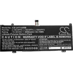 Cameron Sino Батерия за лаптоп LENOVO ThinkBook 13S-20R9005GSB, ThinkBook 14s-0RS002CAU L18C4PF0 15.36V 2850 mAh CAMERON SINO (CS-LVT130NB) - xtreme