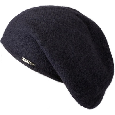 Stetson kašmírová čepice Long Beanie Cashmere 8699203 modrá