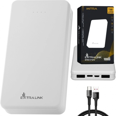 ExtraLink EPB-078W 10000 mAh White