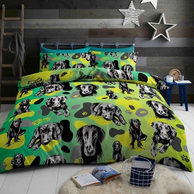 Textilomanie bavlna obliečky Artemis zelené 70x90 140x200