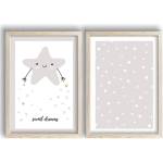 Wallity Детски картини в комплект от 2 броя 38x53 cm Sweet Dreams - Wallity (615LBY1221)