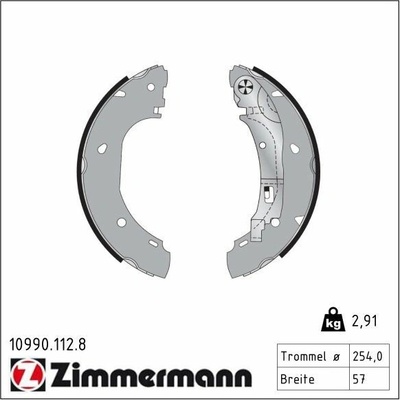 Sada brzdových čelístí ZIMMERMANN 10990.112.8
