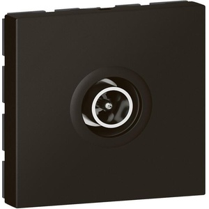 Legrand Розетка TV тип коаксиал 1dB 2 мод. цвят Черен Mosaic - 079182L (079182L)