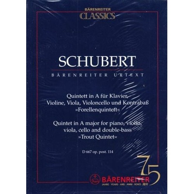 Quintet in A major Trout Quintet + CD