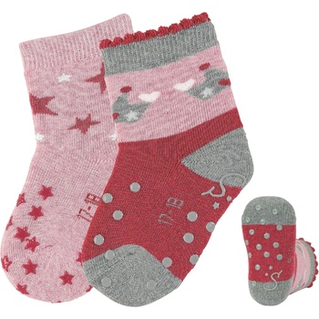 Sterntaler Детски чорапи за пълзене за момиче - 2 чифта