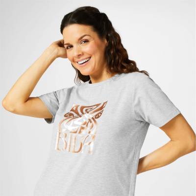 Biba Тениска Biba Logo T-Shirt - Grey Marl