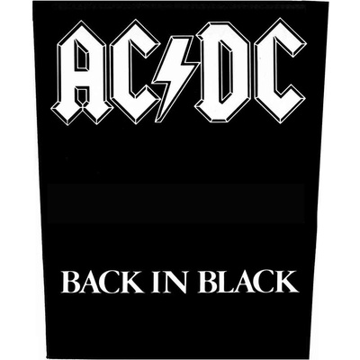 Nažehlovačka AC/DC - Back in Black