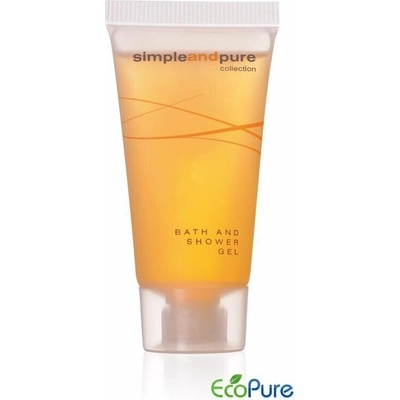 Hotelový sprchový gel v tubě 20 ml Simple and Pure