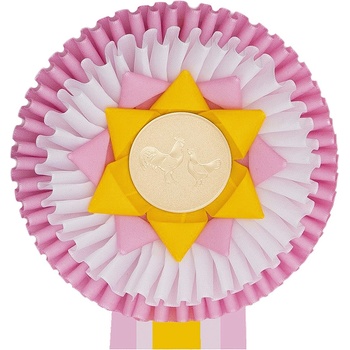 Kokarda čtyřřadá KVĚTINA průměr 16 cm