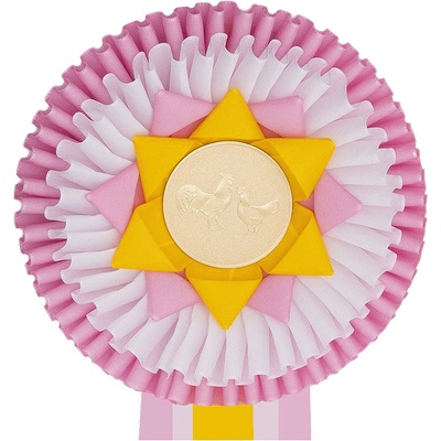 Kokarda čtyřřadá KVĚTINA průměr 16 cm – Zboží Dáma