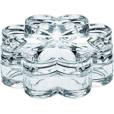 Bohemia Crystal dóza s víkem čtyřlístek 990 55301 1 46320 128mm