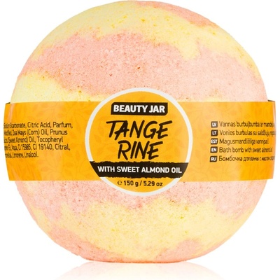 Beauty Jar Tangerine бомбичка за вана с бадемово масло 150 гр