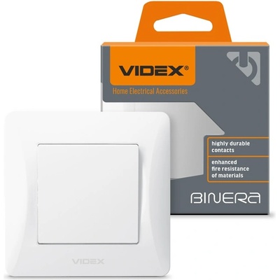 Videx КЛЮЧ ЕДНОПОЛЮСЕН videx 10А vf-bnsw1-w БЯЛ (02040201)