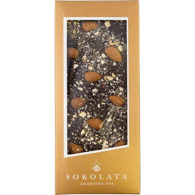 Sokolata Agapitos 70% hořká s mandlemi 100 g