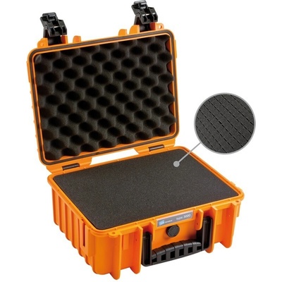 B&W Outdoor Case 3000 kufr s pěnou oranžový – Sleviste.cz