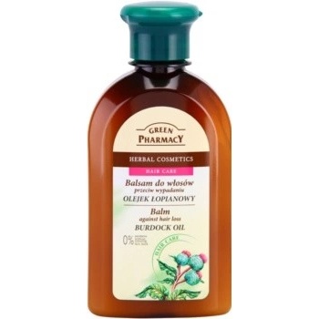 Green Pharmacy Hair Care Burdock Oil balzám proti padání vlasů 0% Parabens Artificial Colouring SLS SLES 300 ml