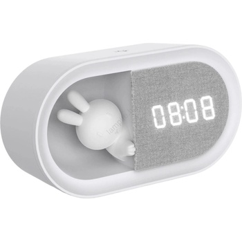 Polux Led нощна лампа с будилник bunny led/1, 2w/5v 3000k, регулируема (sa2081)