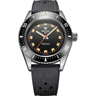 Nivada Grenchen Aquamar Black - Rubber tropic