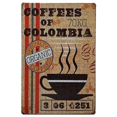 Ceduľa Coffees Of Colombia