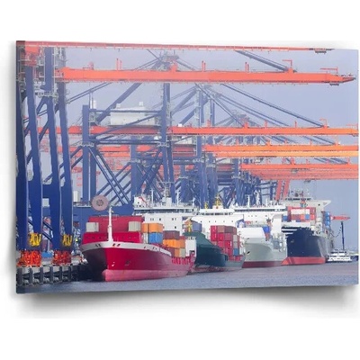 Sablio Obraz Lode v prístave - 90x60 cm