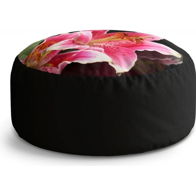 Sablio Taburet Circle Lilie: 40x50 cm