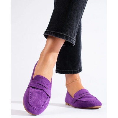 Shelovet Dámské mokasíny fialová