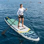 vidaXL SUP дъска с място 2 в 1 APEX 366 x 81 x 15 см Синьо (42039135)