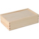 ČistéDřevo Dřevěná krabička na fotografie ve formátu 9x13 cm