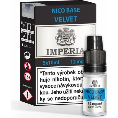 Imperia Velvet Base PG20/VG80 12mg 5x10ml