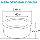 Marimex MSpa Ottoman C-OM061 11400249