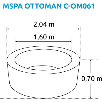 Marimex MSpa Ottoman C-OM061 11400249