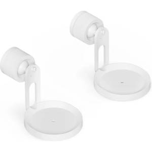 FLEXSON Стойка за високоговорители Sonos за стена Era 100 Pro, бяла, чифт (E10MPWW1)